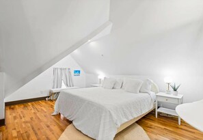 The king-sized bed ensures you'll wake up refreshed and ready to enjoy