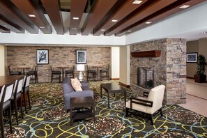 The welcoming lobby provides a lounge area for guests to relax.