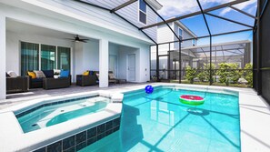 Sunny South Facing Pool Patio