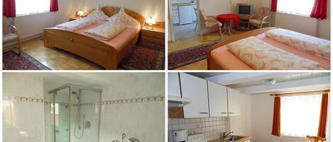 Appartement 6, 32 qm, 1 Wohn/Schlafraum, max. 2 Personen-Wohnung 6