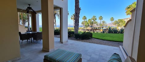 Master bedroom patio view