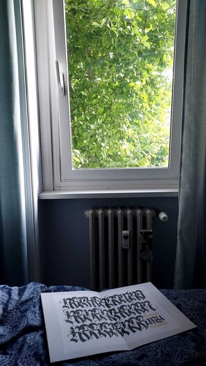 Blick von der Unterkunft