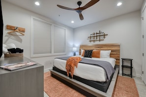 First floor suite with  King size Bed and Posh+Lavish Oeko Tek certified luxury mattress