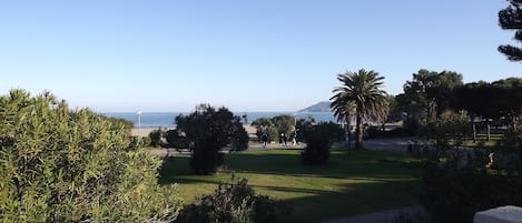 View of Esplanade and beach from the front terrace.
