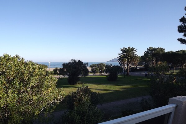 View of Esplanade and beach from the front terrace.
