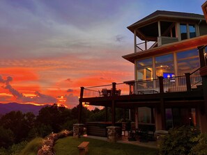 Amazing sunsets nightly from west facing oversized balconies.