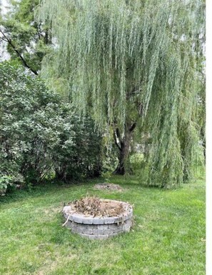 Firepit Area in backyard