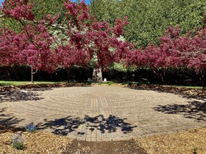 Walk through the meditation labyrinth