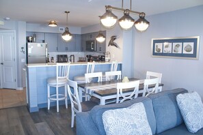 Living Area into Dining