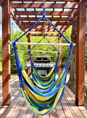 relax to the max on these hammock chairs 