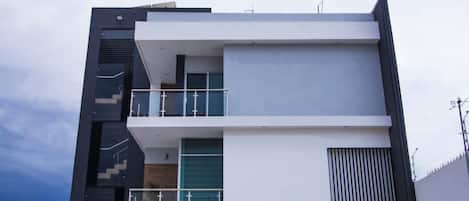 Fassade der Unterkunft