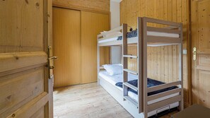 Get a peaceful night sleep in our cozy bedroom.