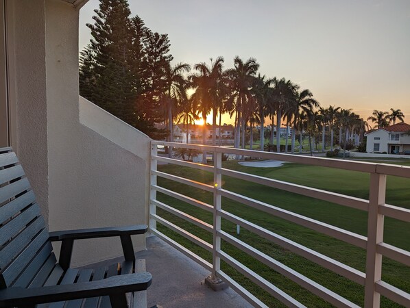 sunset view from back patio!