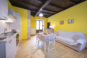 Kitchen and dining area