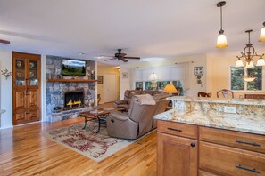 Kitchen into Living Area