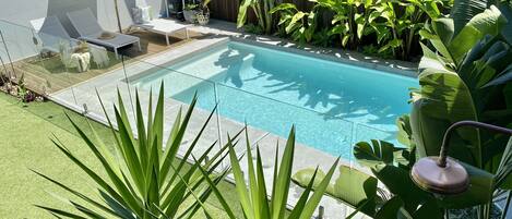 Pool and outdoor shower