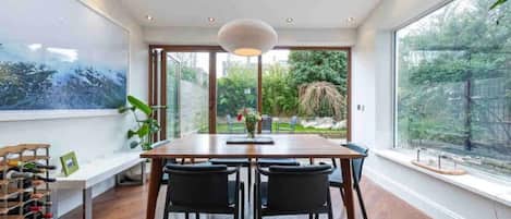 Dining Room, enjoy your meal whilst feeling part of the garden 
