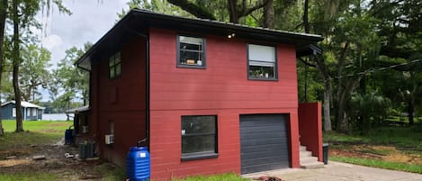 The front of the house.  The studio is on the first floor