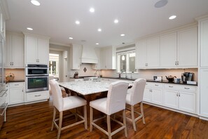 High top seating in the kitchen