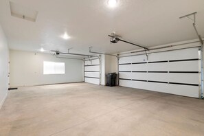 3-space garage area.