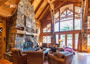 Living Room w/ Fireplace