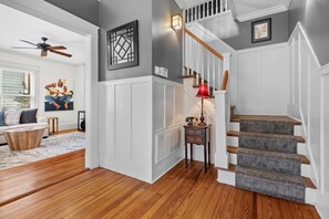 
The original hardwood floors are just one of the many reasons to love 7 West.