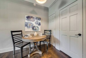 Dining area. Perfect for enjoying your morning coffee.