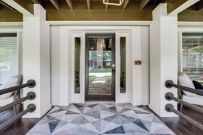 Front entrance to our building.