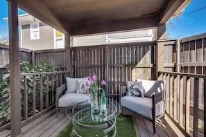 Private Covered Patio