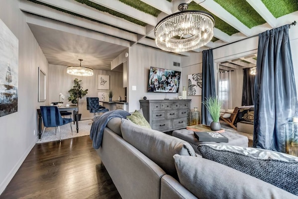 Living Room with Smart TV