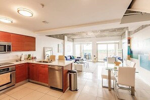 Cook confidently in our well-stocked kitchens, where innovation and convenience meet for the ultimate culinary adventure.