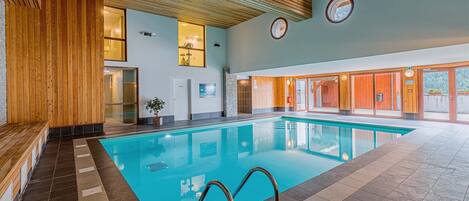 Enjoy the excellent on-site amenities including the indoor pool!