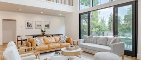 Floor-to-ceiling windows in the living room for tons of natural light.