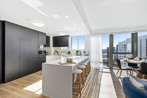Fully equipped modern kitchen