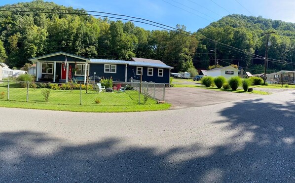 Full view of Front area of Bandits Houses  Stephen’s house