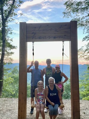 Rockhouse trail 21 Almost Heaven swing just 5.6 miles from houses to Rockhouse