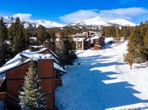 The condo is ON the 4 O'clock Run - A true Ski In/Out!