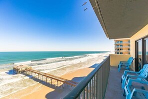 Private Beach Front Balcony View