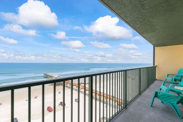 Private Balcony Overlooking Beach