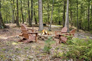 Relax around the fire pit