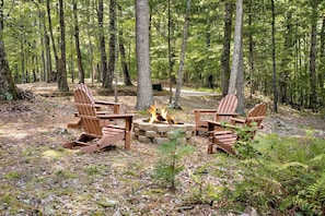 Relax around the fire pit