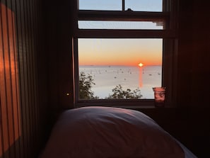 Sunrise from room off bedroom 4