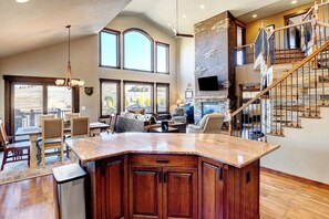 Gourmet Kitchen and open living area