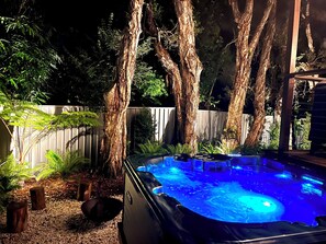 Optional extra - outdoor spa, enquire with us regarding the cost