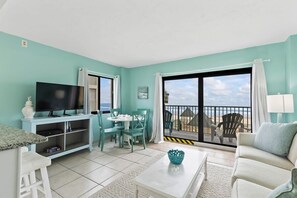 Living Area with Balcony