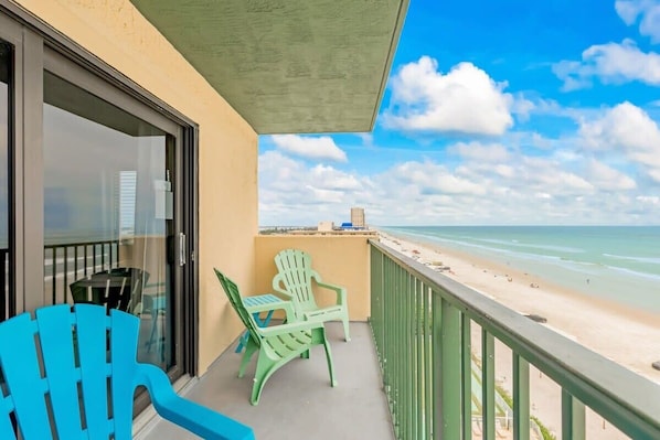 Private Balcony Overlooking Beach