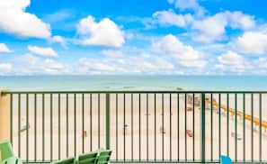 Private Balcony Overlooking Beach