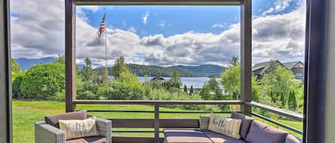 Lake Placid Vacation Rental | 2BR | 2BA | Stairs Required | 1,268 Sq Ft