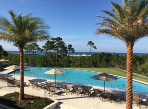 "Best Resort Pool on 30A,"  Southern Living Magazine! Overlooking the ocean!
