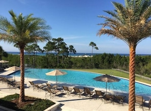 "Best Resort Pool on 30A,"  Southern Living Magazine! Overlooking the ocean!